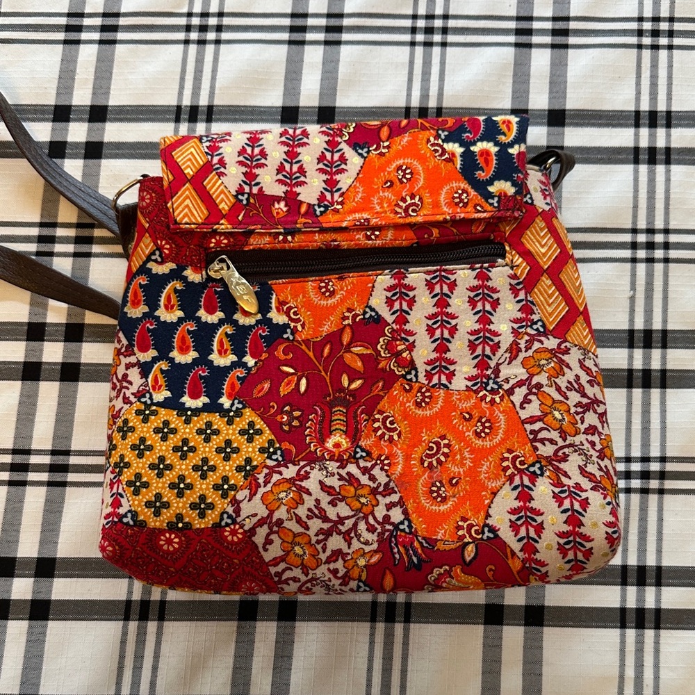 Colorful Patchwork Shoulder Bag - Picture 7 of 7